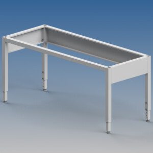 72" Wide Steel Table Frame - Adjustable Legs (28-42" Height)
